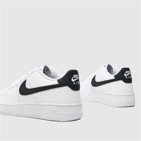 nike air force 1 zwart met wit hoog kids|Nike Air Force 1 wit.